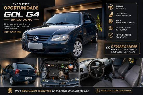 VOLKSWAGEN GOL 1.0 MI 8V FLEX 4P MANUAL G.IV
